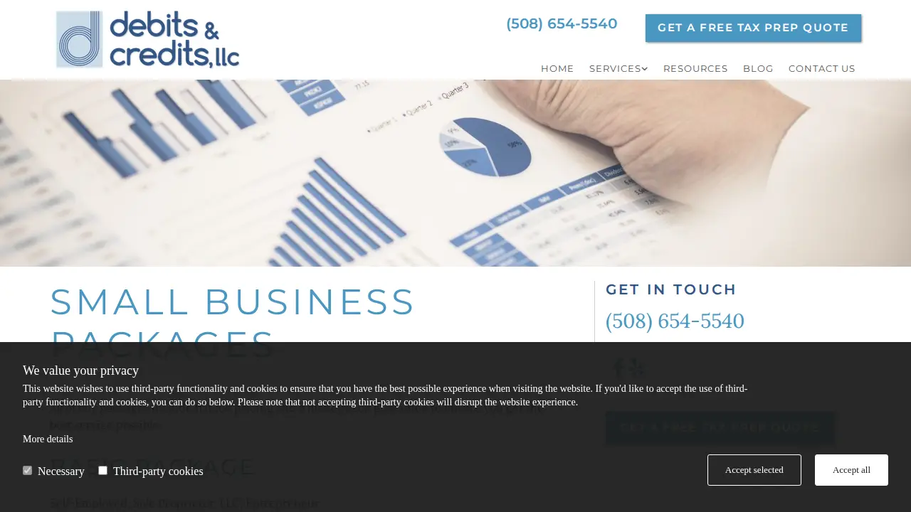 Debits & Credits LLC page