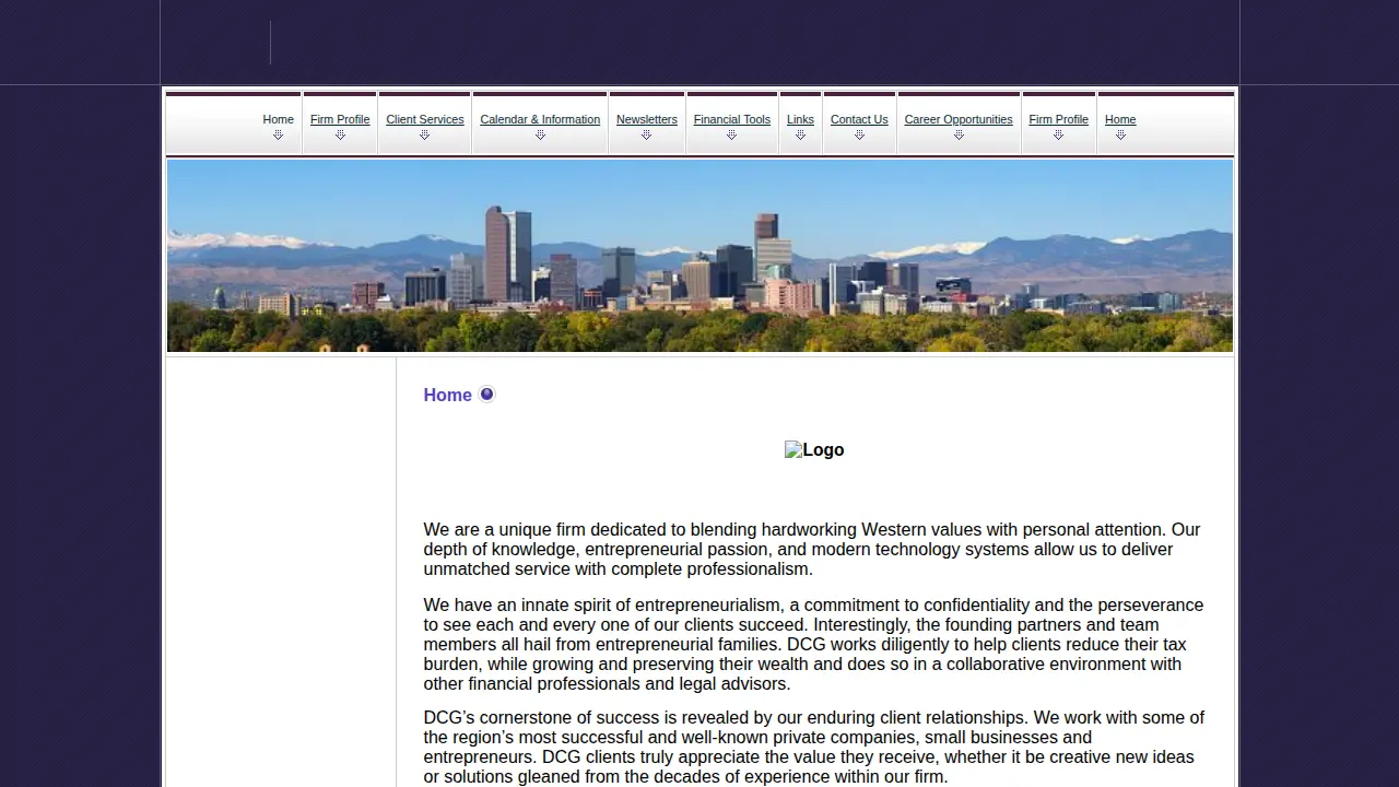 DCG website
