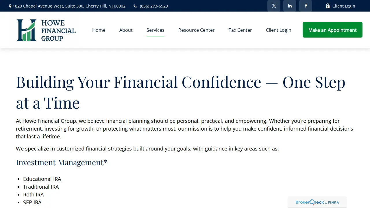 DC Howe & Company, CPA, LLC page