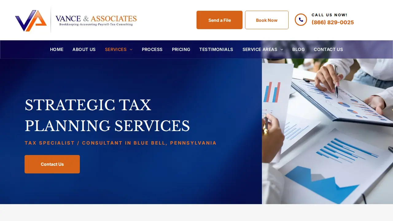 Vance & Associates page
