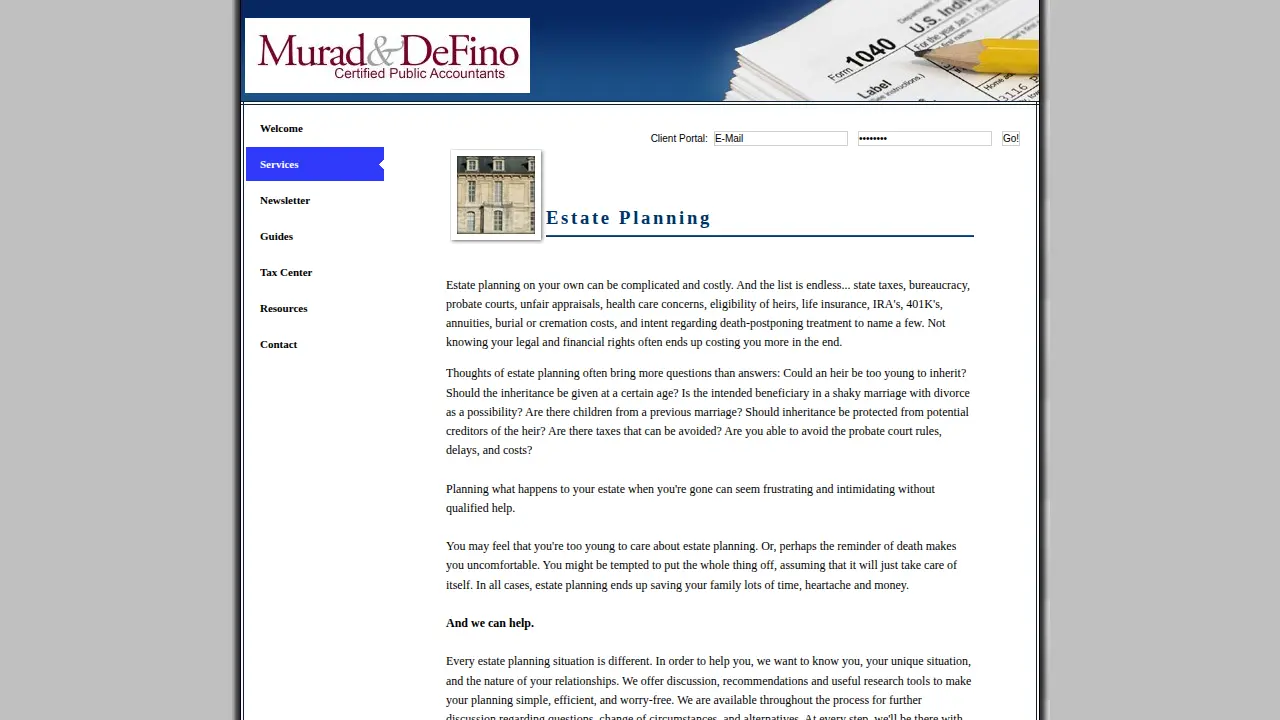 Joseph DeFino, CPA, PLLC page
