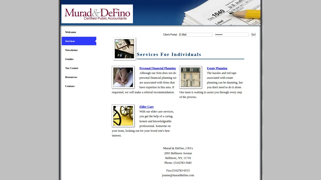 Joseph DeFino, CPA, PLLC page