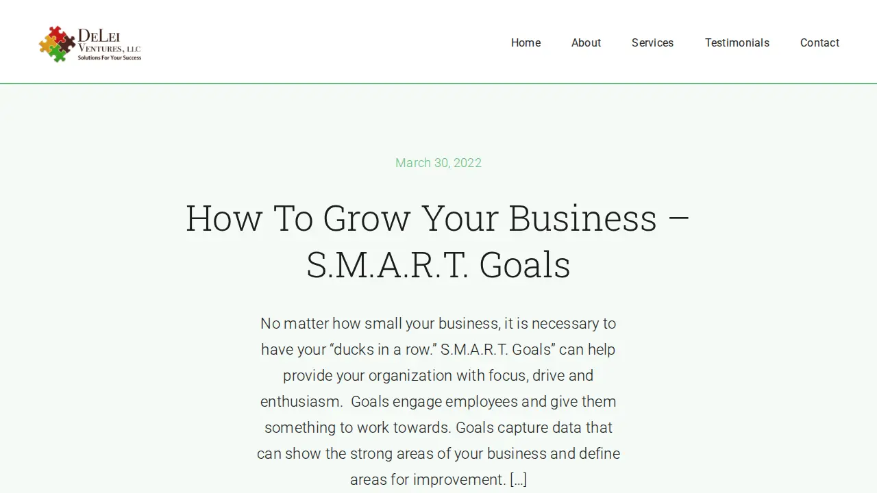 DeLei Ventures page