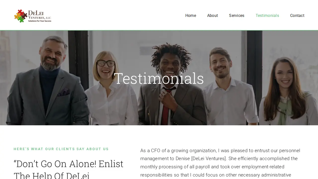DeLei Ventures page