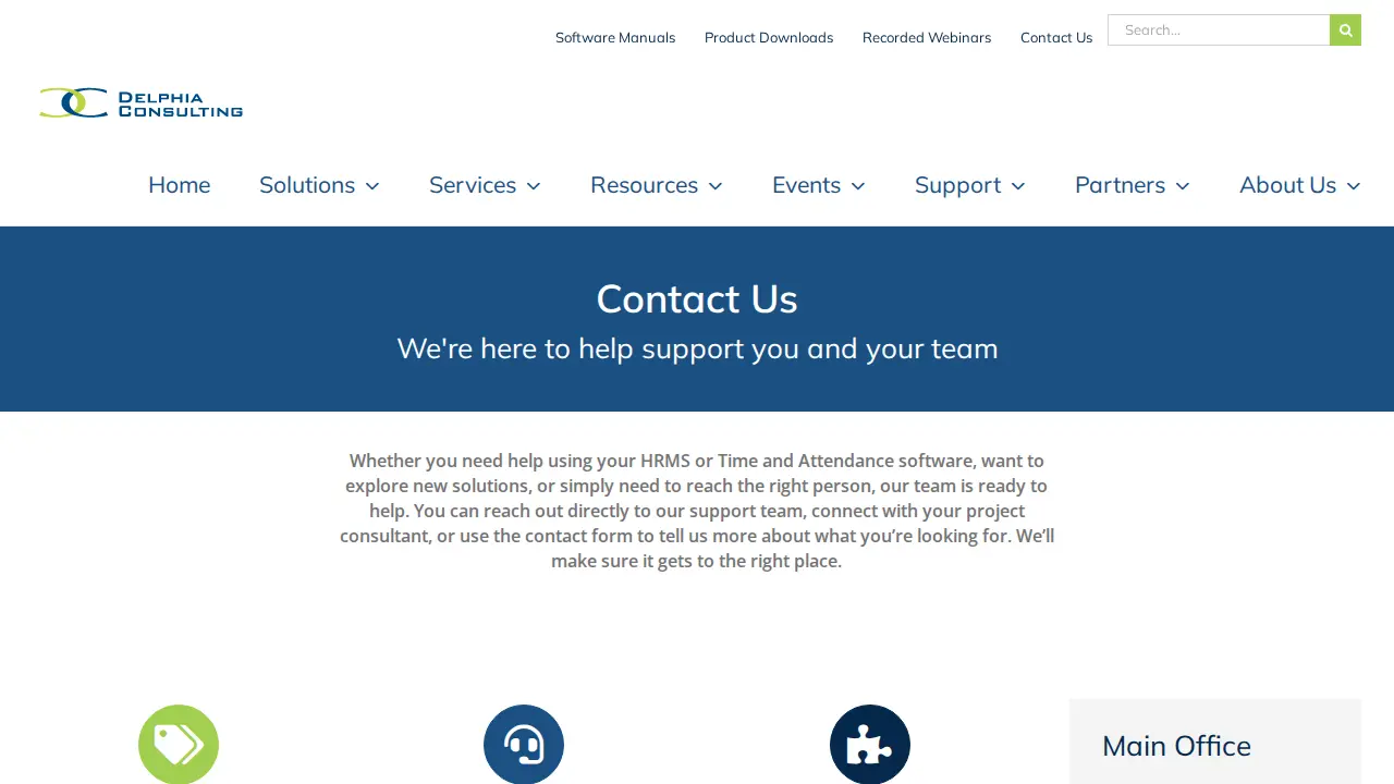 Delphia Consulting, LLC page