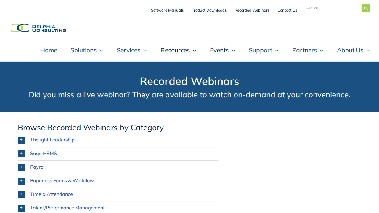 Delphia Consulting, LLC page