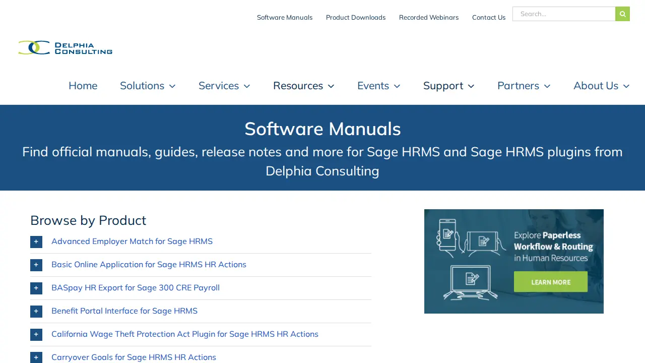 Delphia Consulting, LLC page