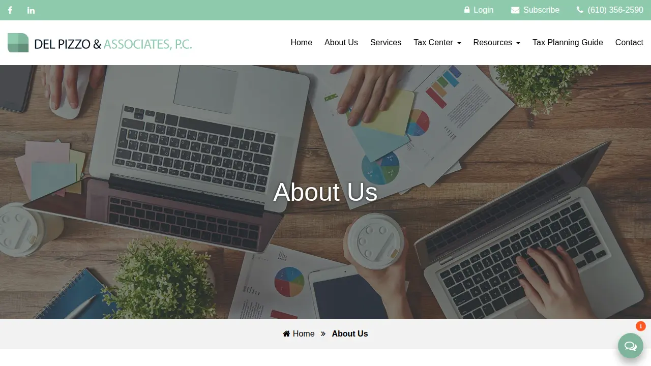Del Pizzo & Associates page