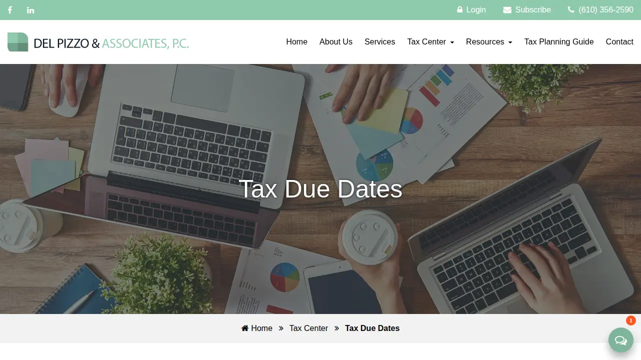 Del Pizzo & Associates page