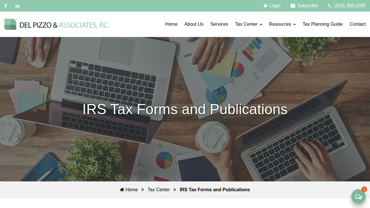 Del Pizzo & Associates page