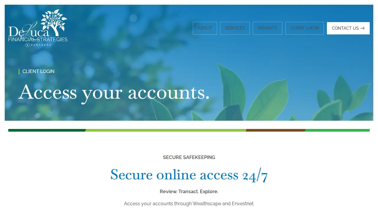 DeLuca Financial Strategies &Partners page