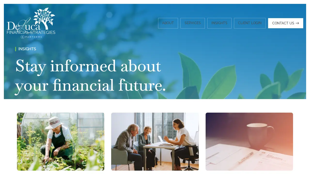 DeLuca Financial Strategies &Partners page
