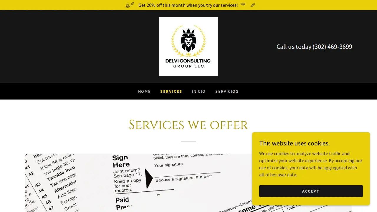 Delvi Consulting Group, LLC - Wilmington page