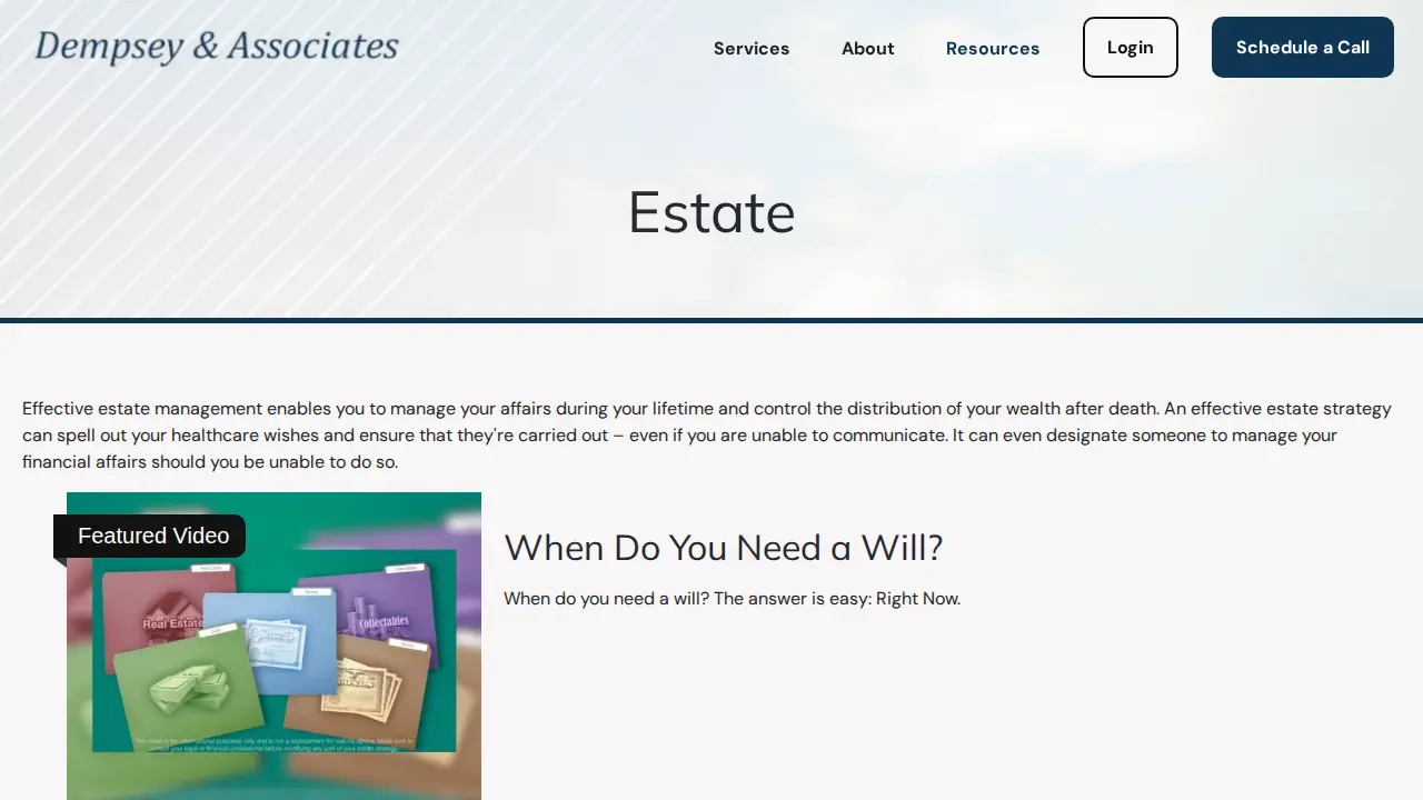 Dempsey & Associates page