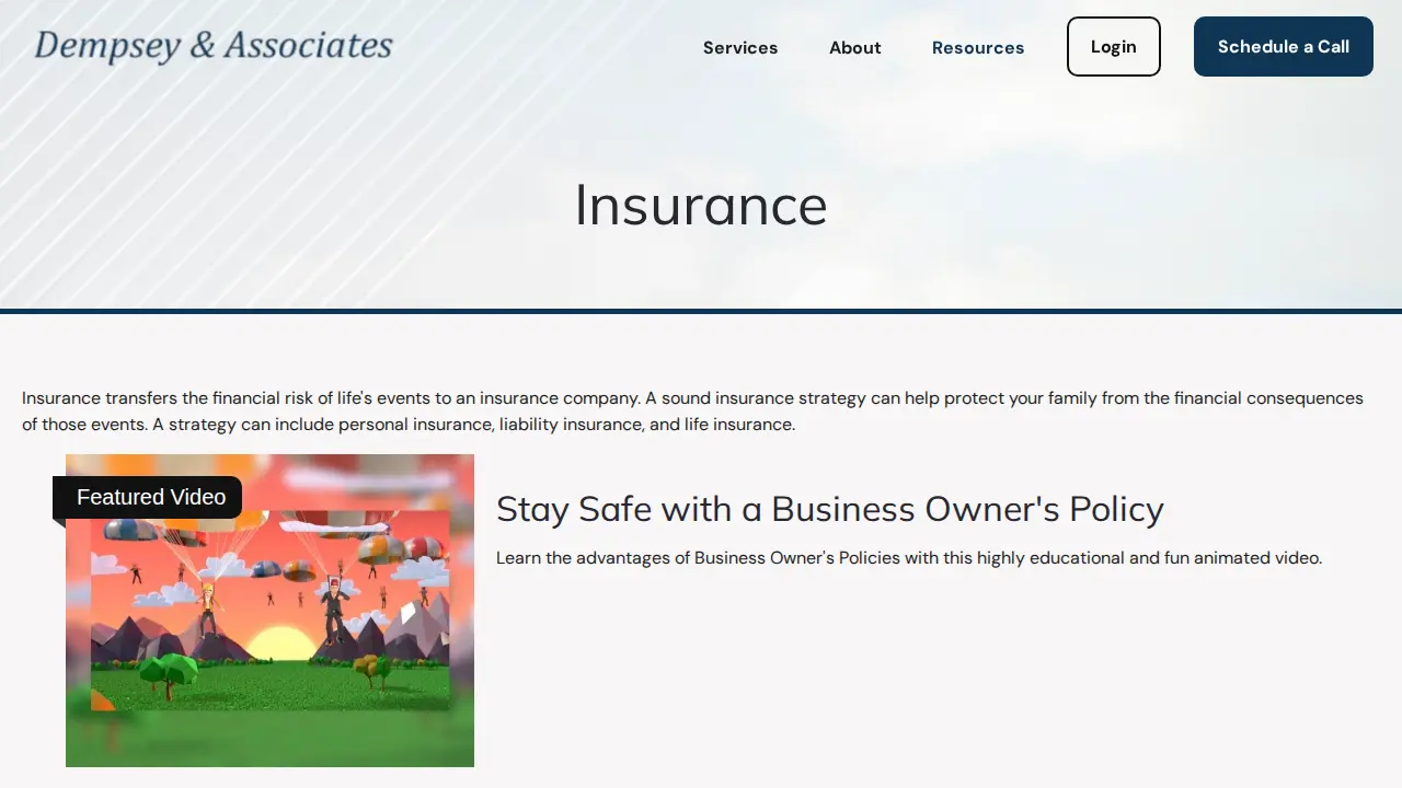 Dempsey & Associates page