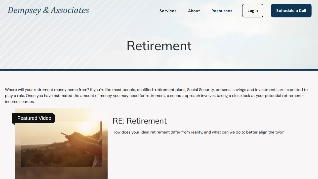 Dempsey & Associates page