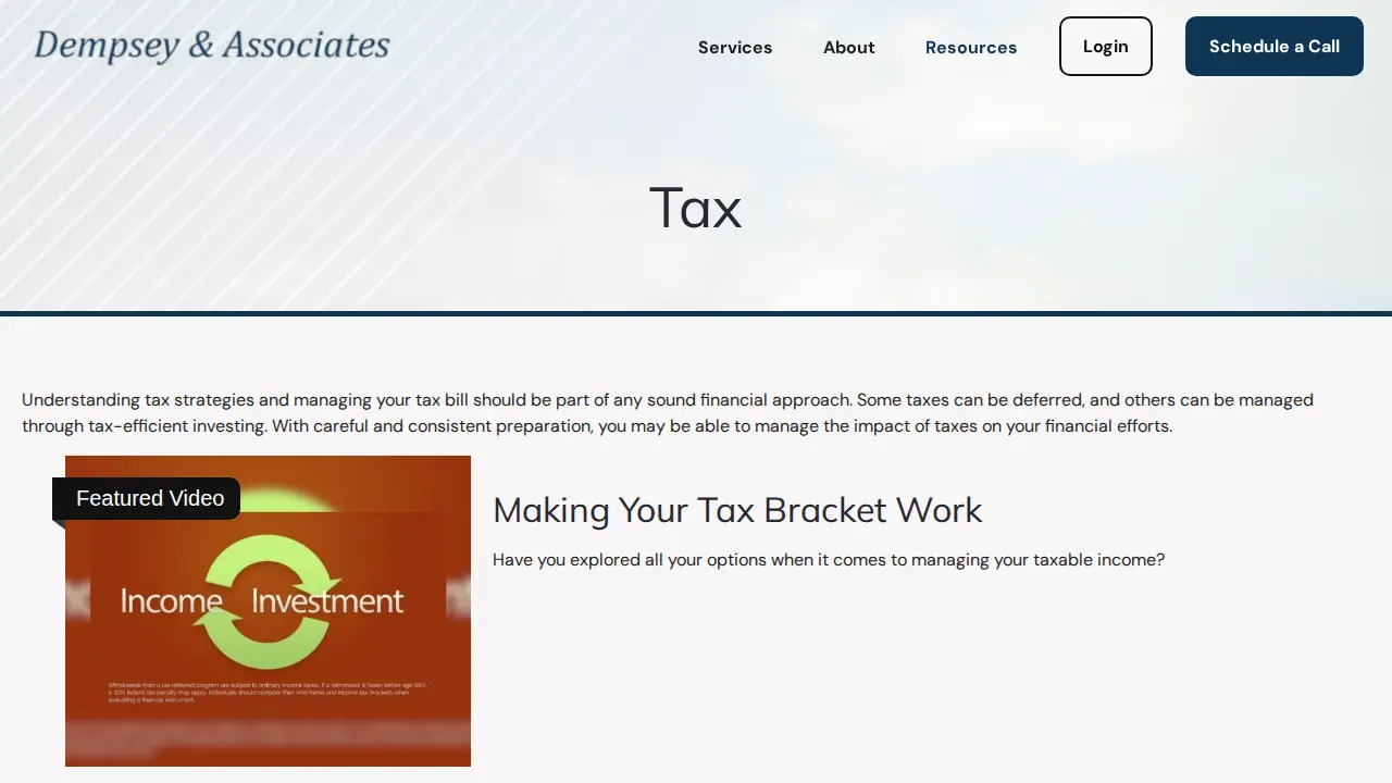 Dempsey & Associates page