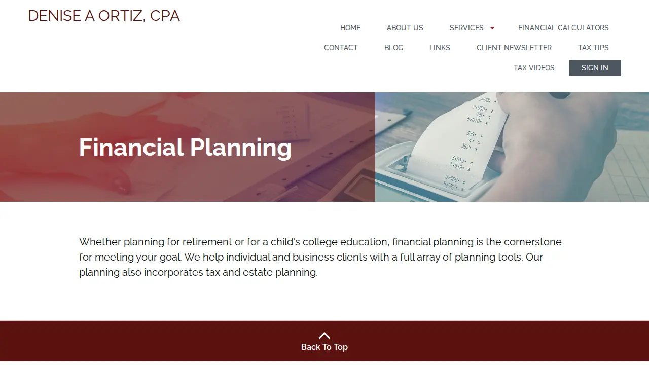 ACCOUNTING CONSULTANTS page