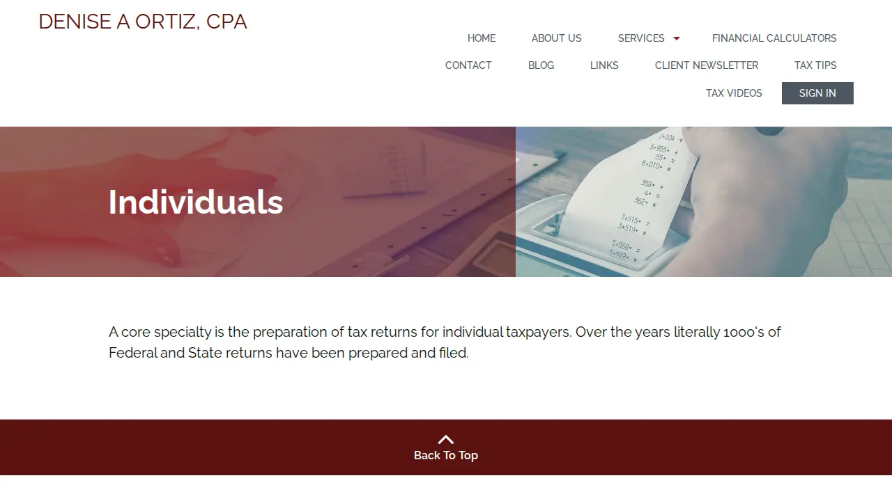 ACCOUNTING CONSULTANTS page