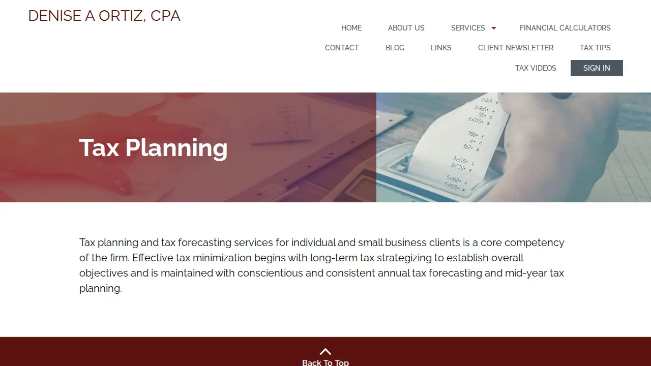 ACCOUNTING CONSULTANTS page