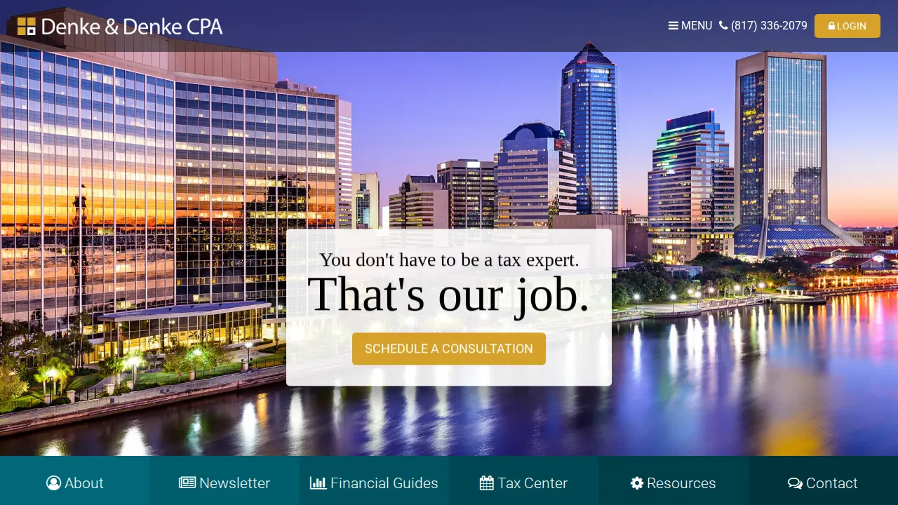 Denke & Denke, CPA page
