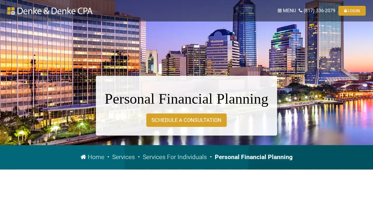 Denke & Denke, CPA page