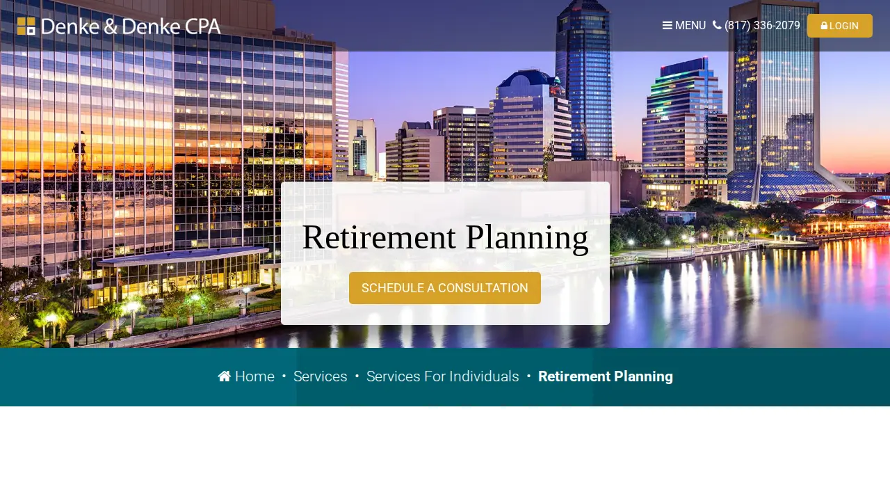 Denke & Denke, CPA page