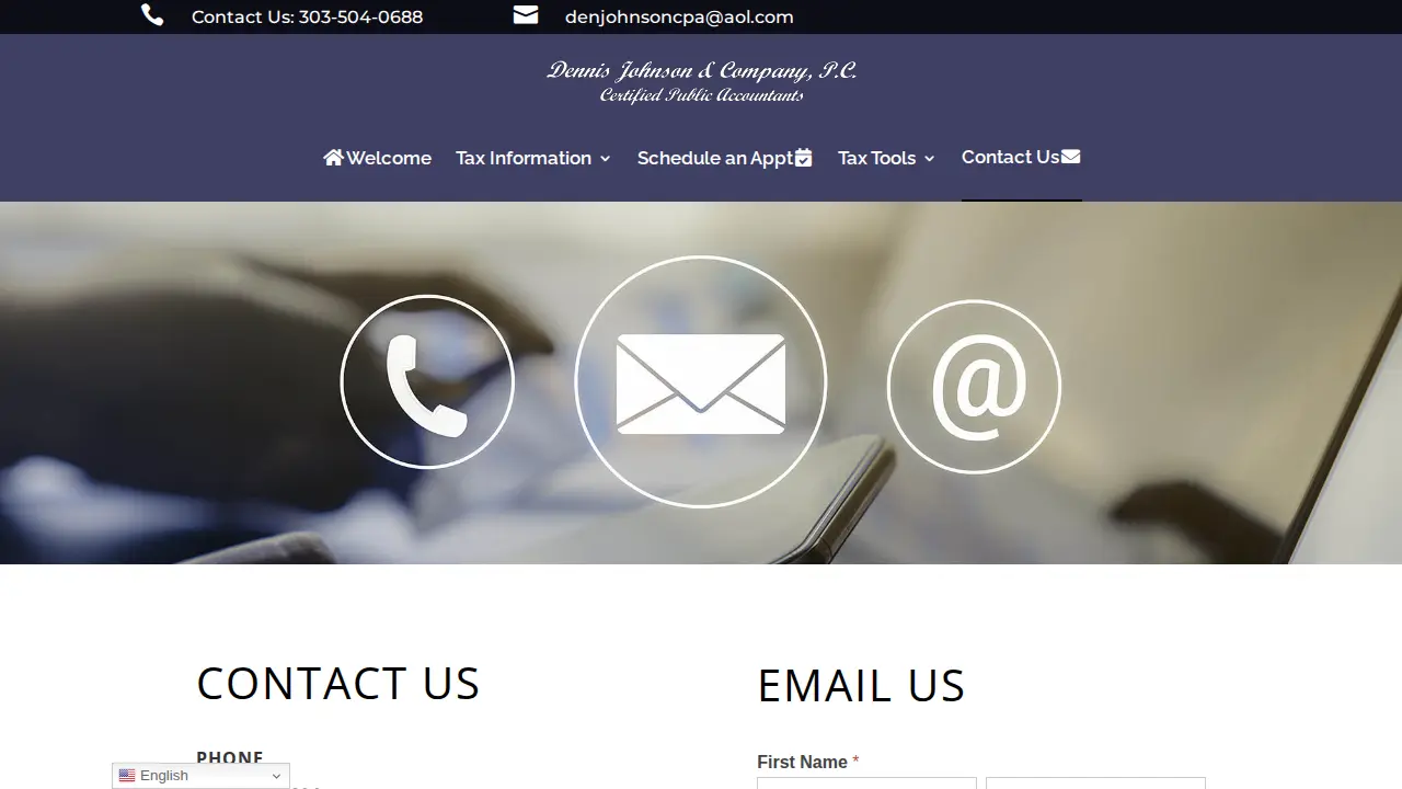 Dennis Johnson & Co page