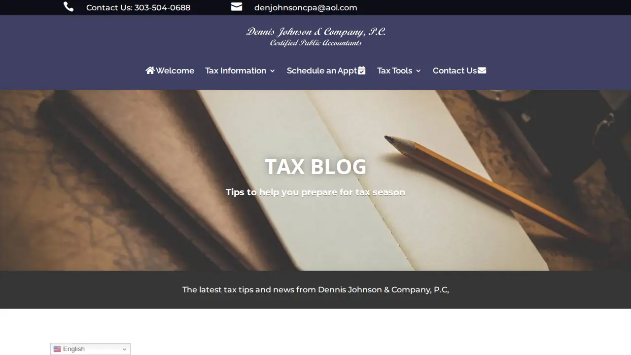 Dennis Johnson & Co page