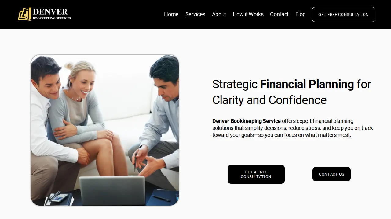 Denver Bookkeeping Services page