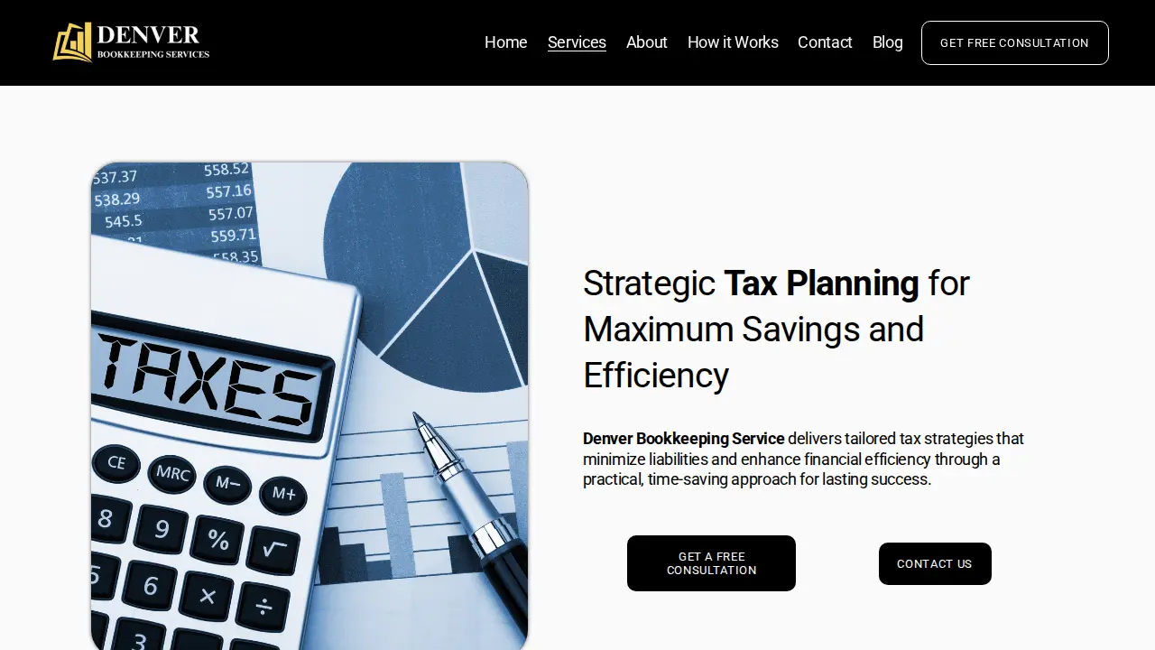 Denver Bookkeeping Services page