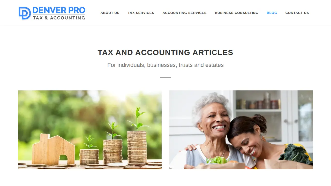 Denver Pro Tax & Accounting page