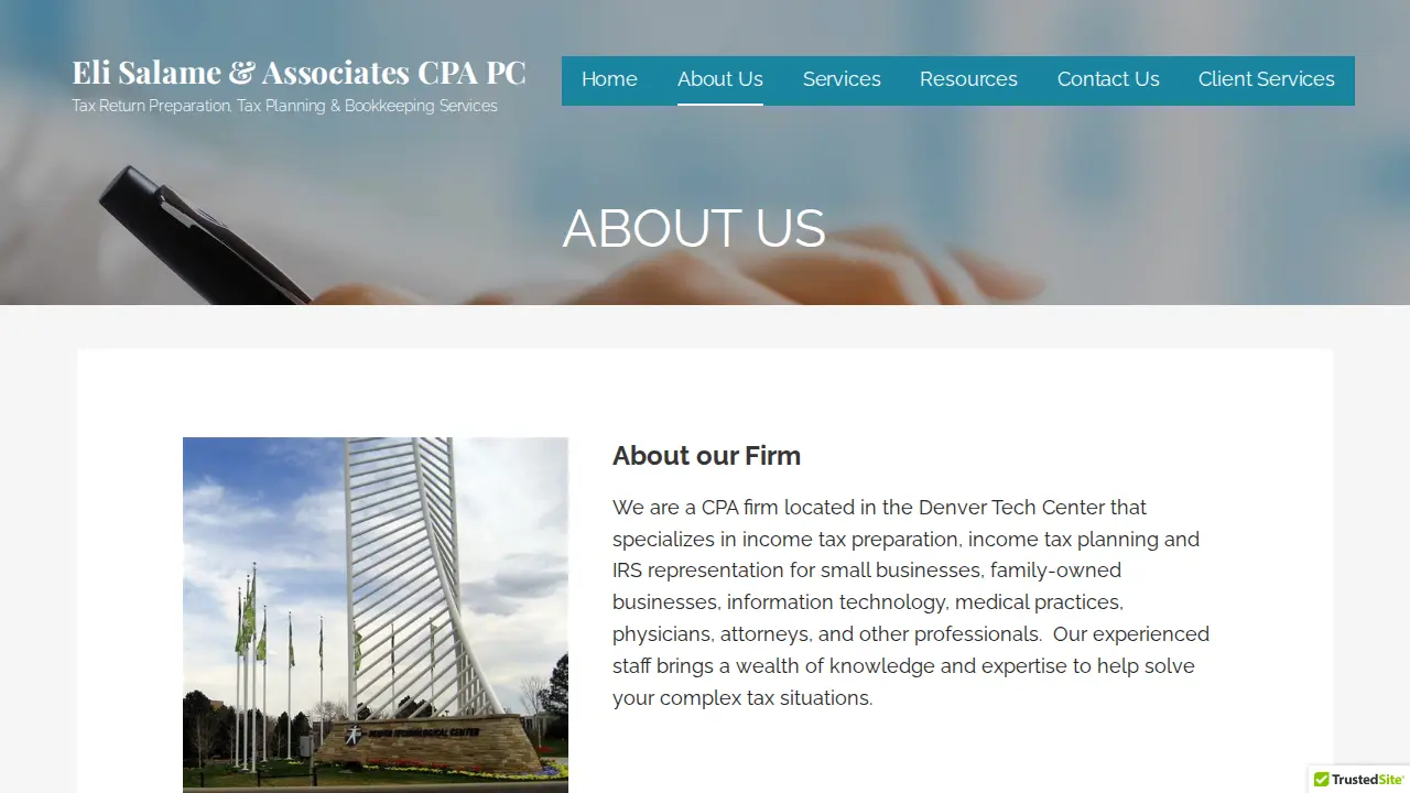 Eli Salame & Associates CPA PC page
