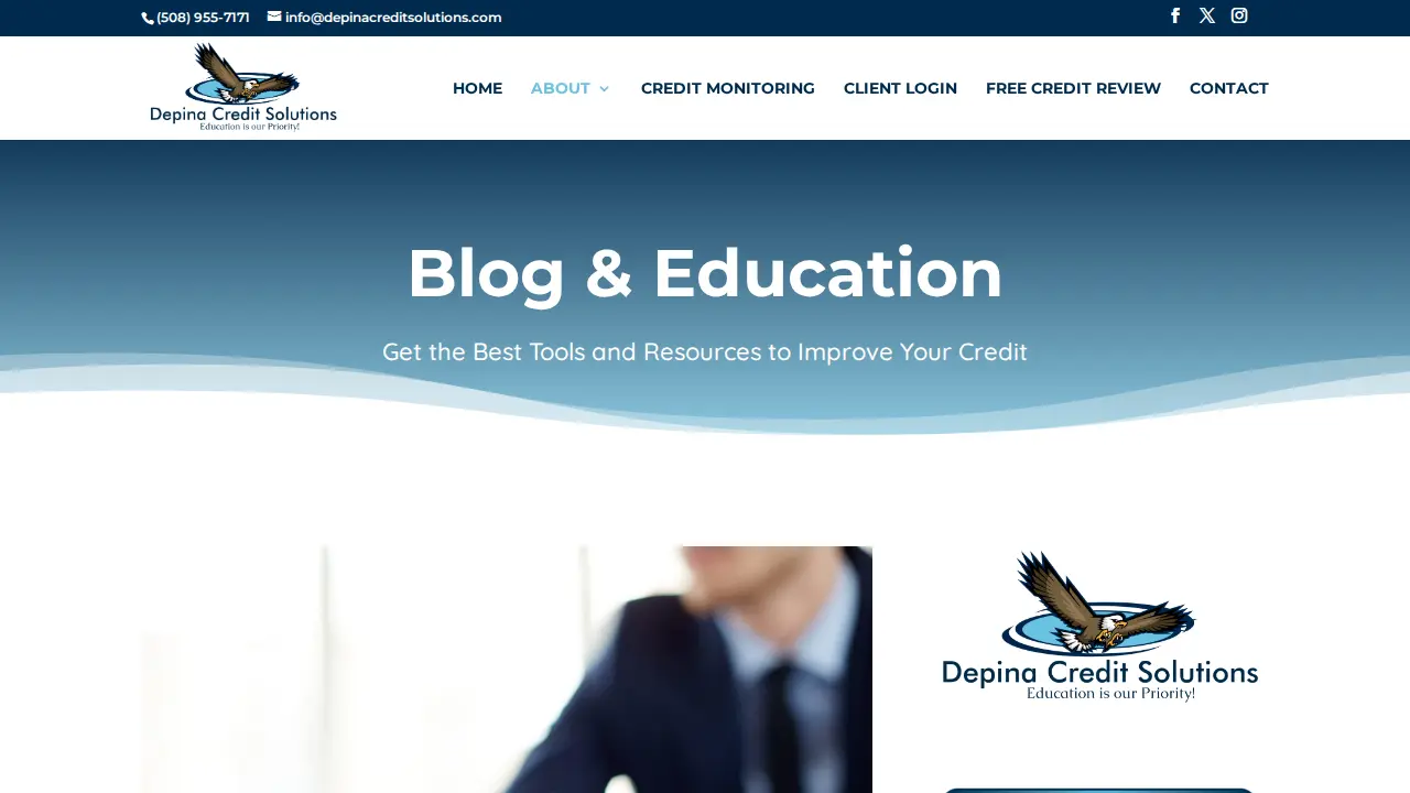 DEPINA CREDIT SOLUTIONS page