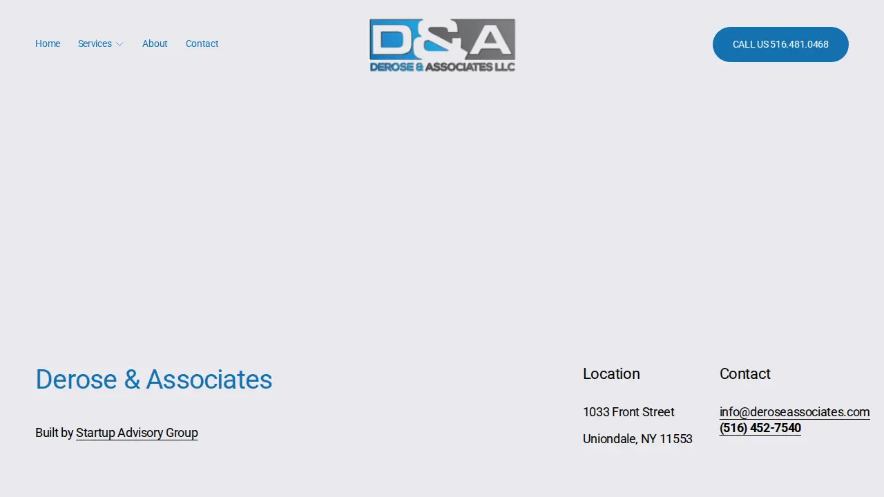 Derose and Associates LLC page
