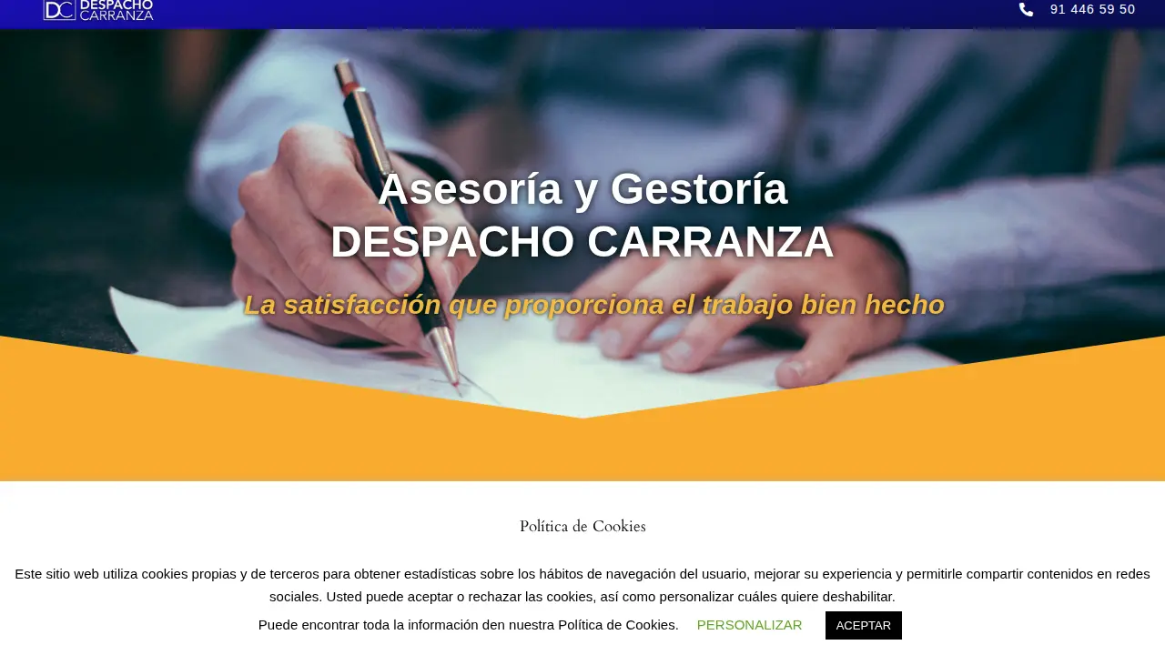 Despacho Carranza Servicio y Gestión Empresarial page