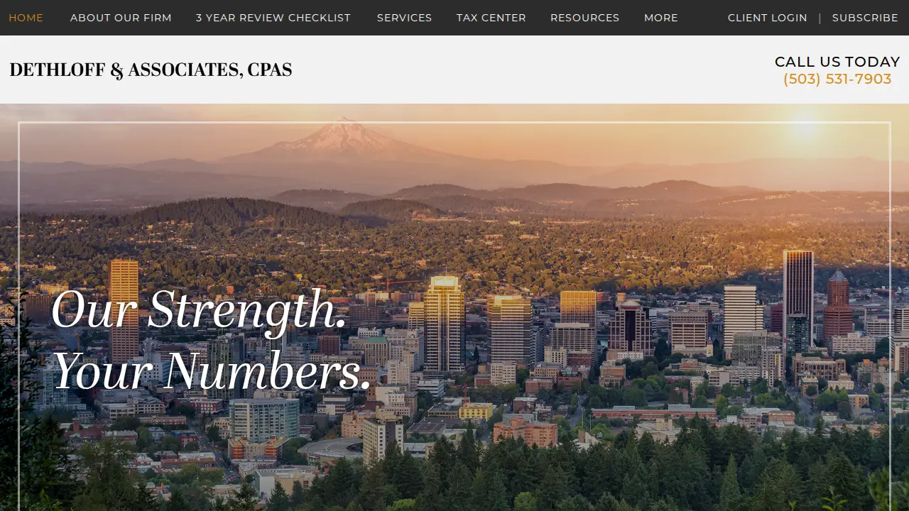 Dethloff & Associates page