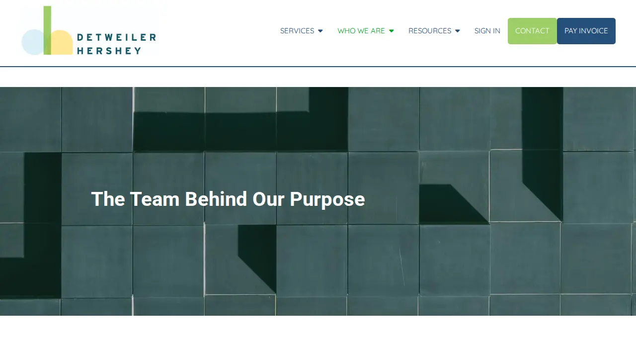 Detweiler, Hershey & Associates, P.C. page