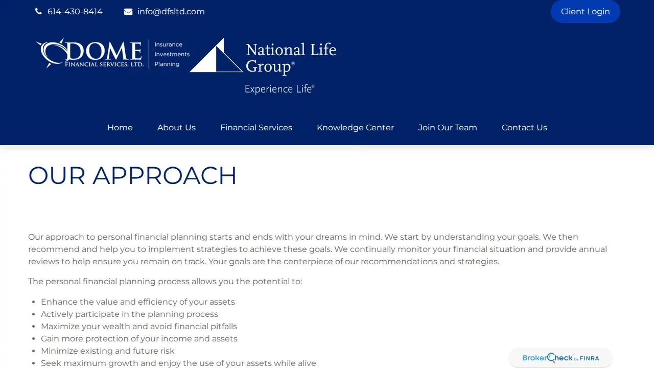Dome Financial Services Ltd page