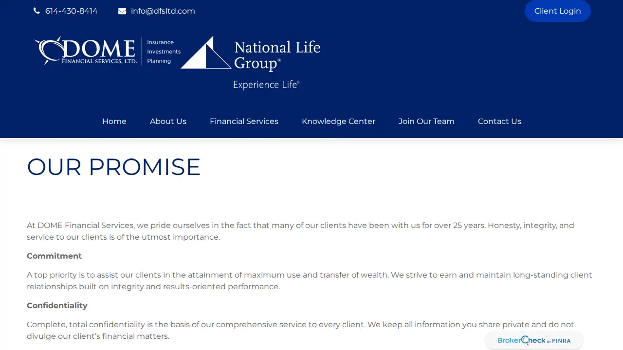 Dome Financial Services Ltd page