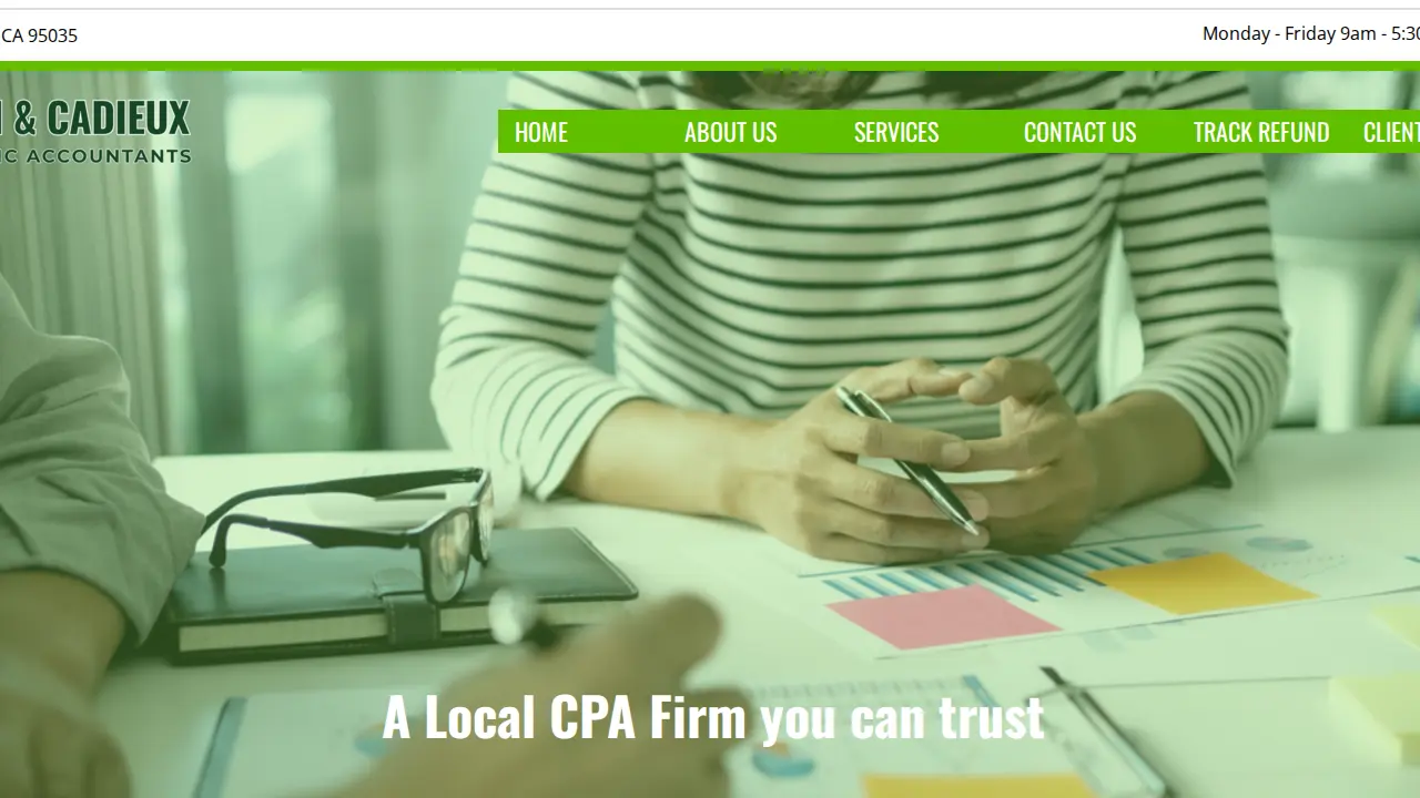 De Guzman & Cadieux CPA's page