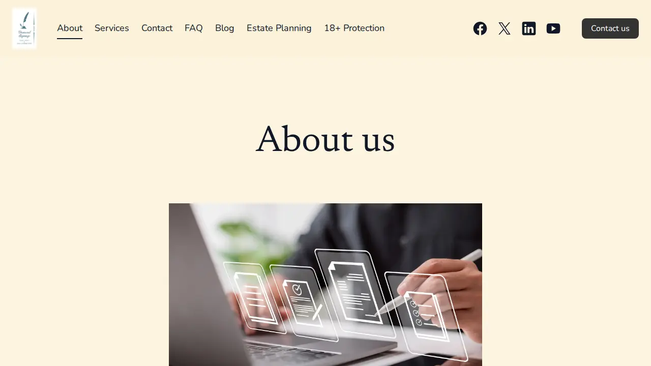 Diamond Signings - Paralegal Services page