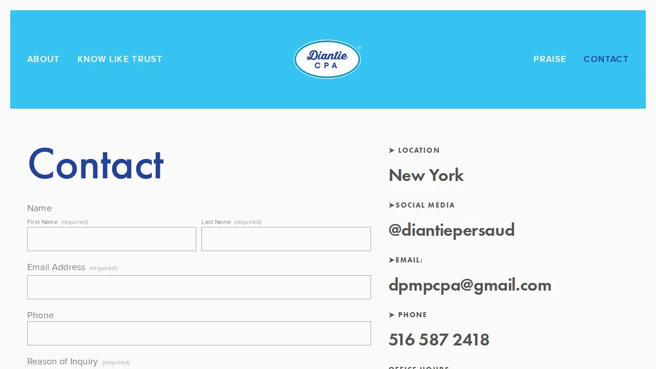 Diantie PM Persaud CPA PC page