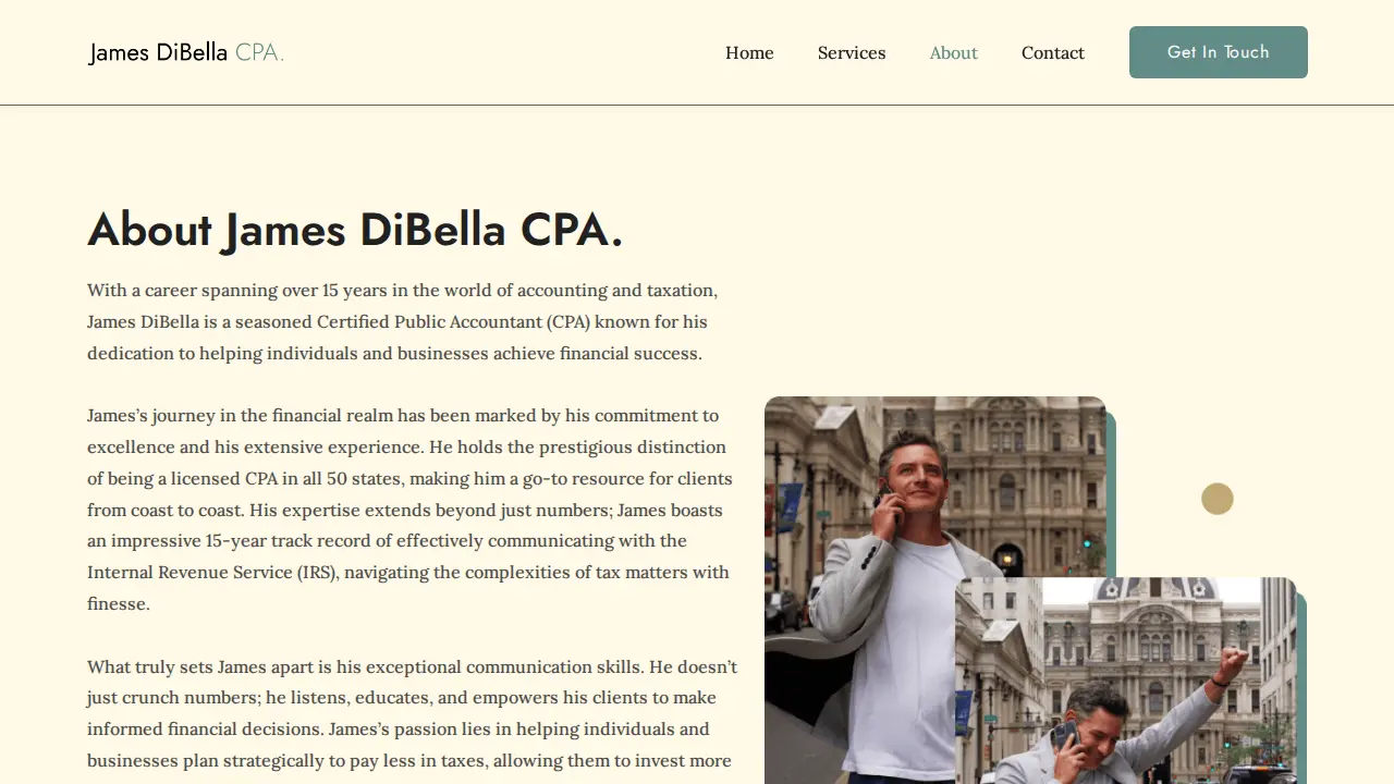 Jim DiBella CPA page