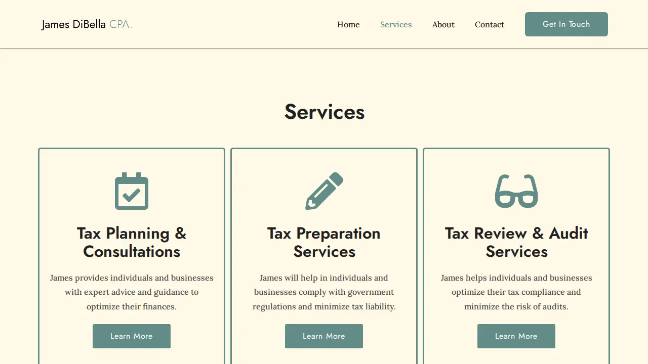 Jim DiBella CPA page