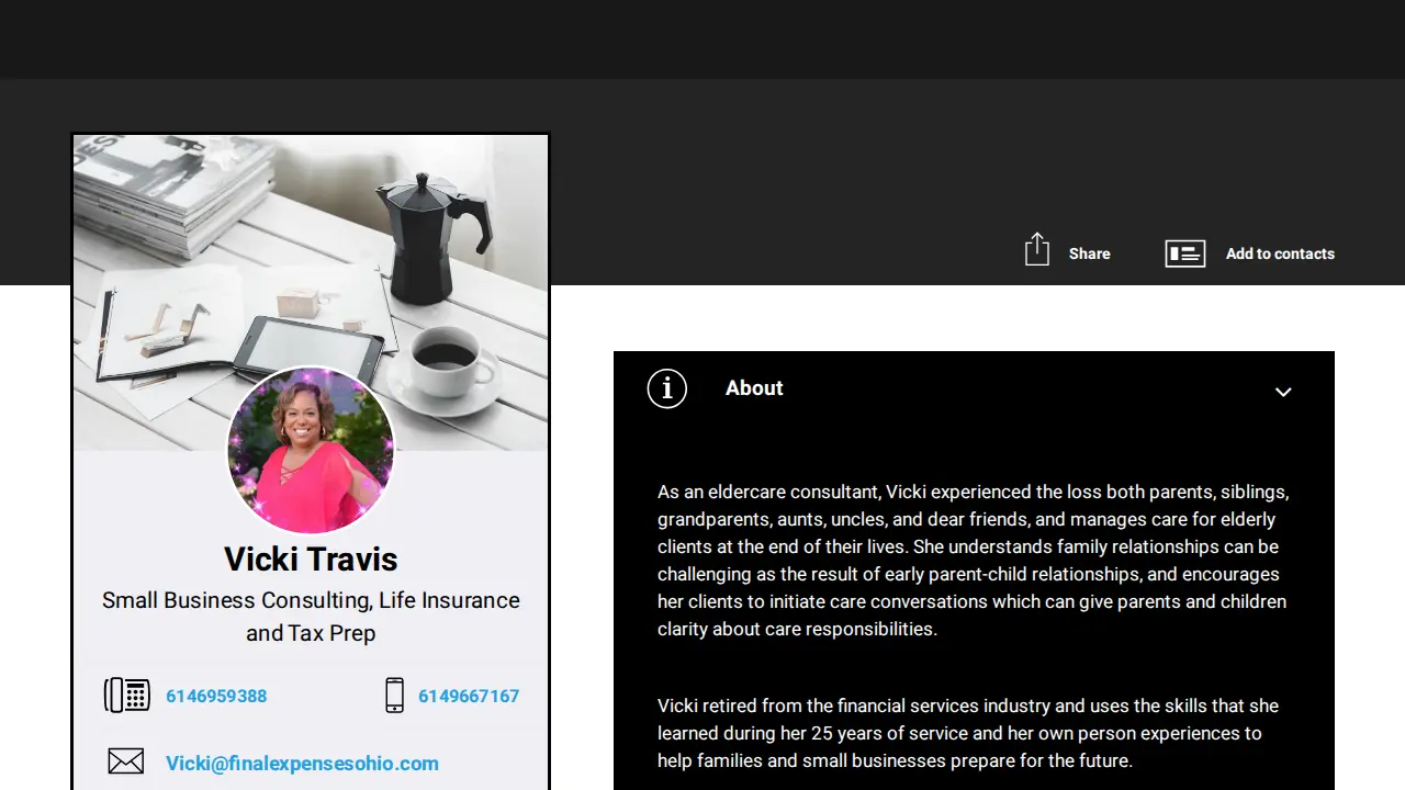 Senior Life Insurance-Vicki Travis