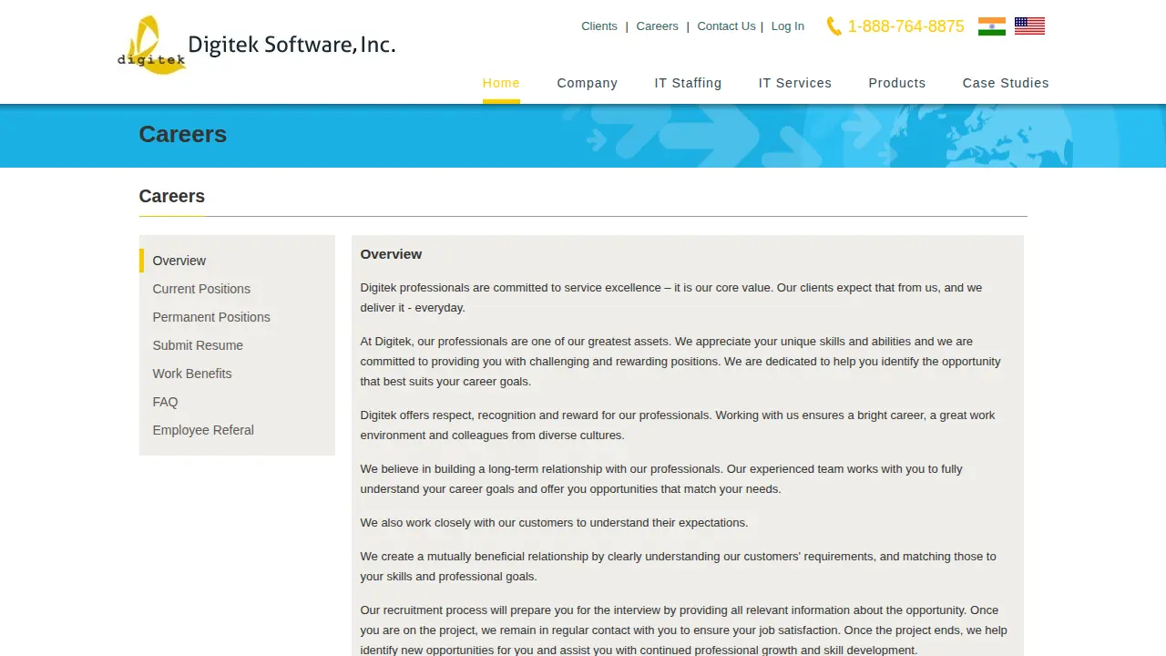Digitek Software Inc page