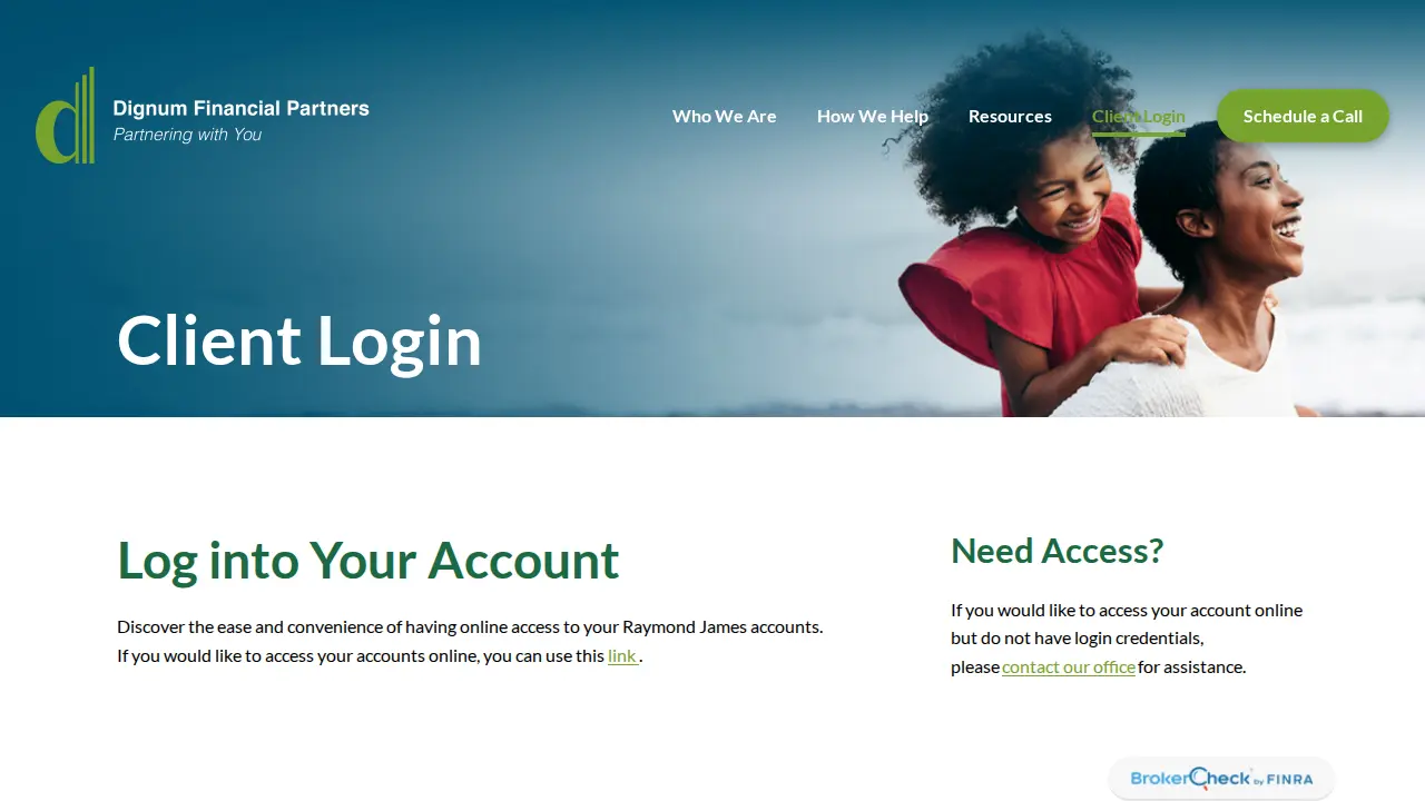 Dignum Financial Partners page
