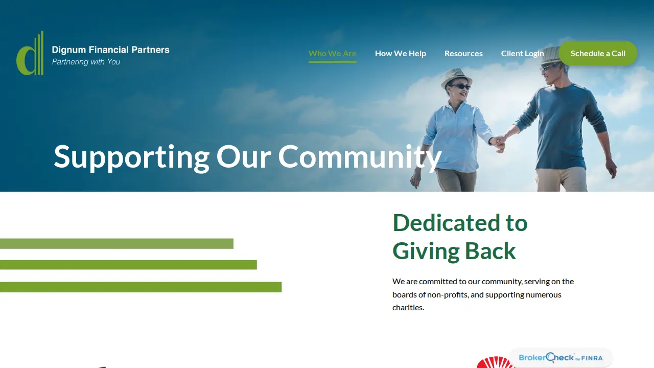 Dignum Financial Partners page