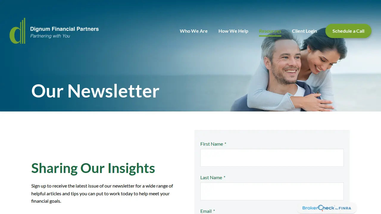 Dignum Financial Partners page